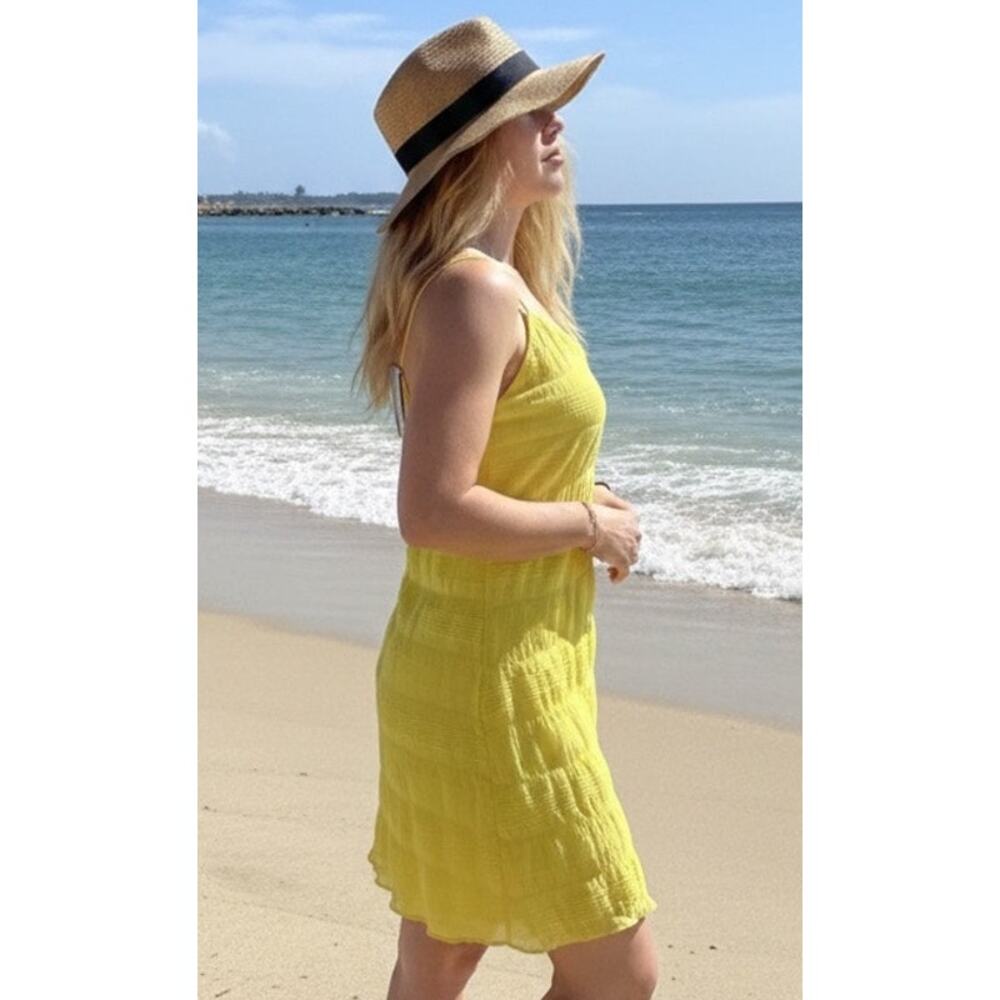 Socialite Vibrant Yellow Boho Beachy Mini Dress